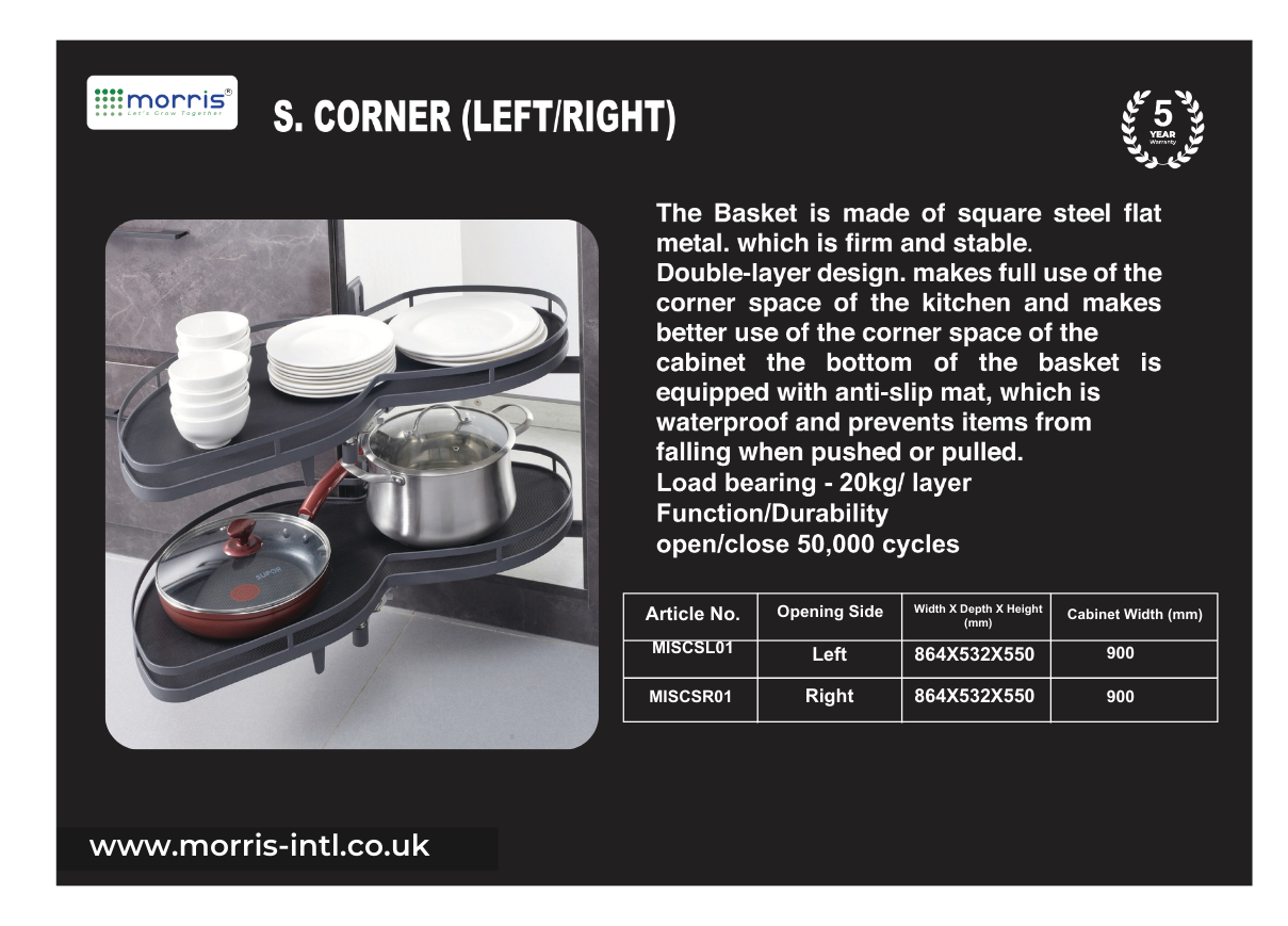 S. Corner (Left/Right)